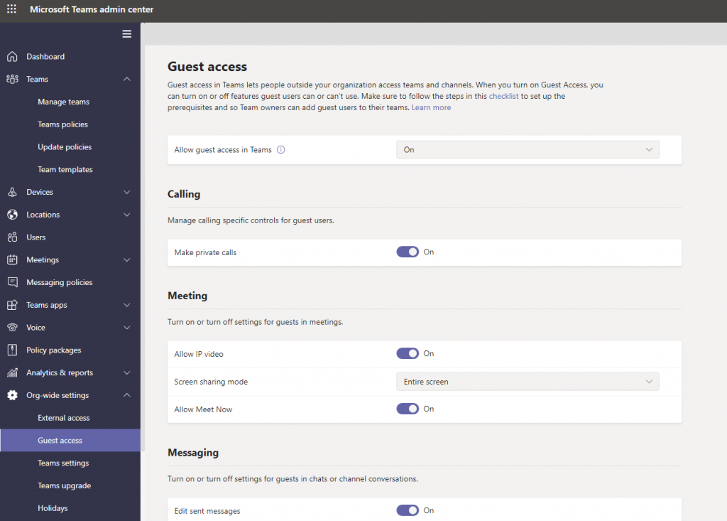 Allow Guest Access to Microsoft Teams with Security Controls